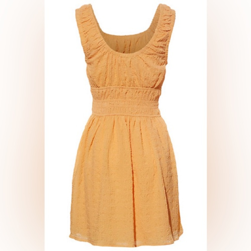 SLEEVELESS RUCHED MINI DRESS
